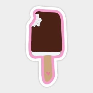 Chocolate Melt Ice Cream Sticker